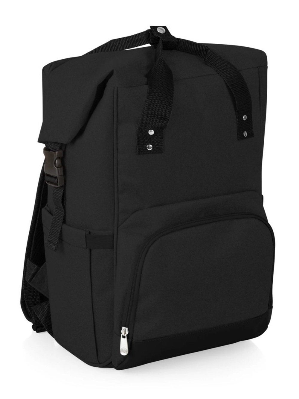 Oniva Black On The Go Roll-Top Picnic Backpack